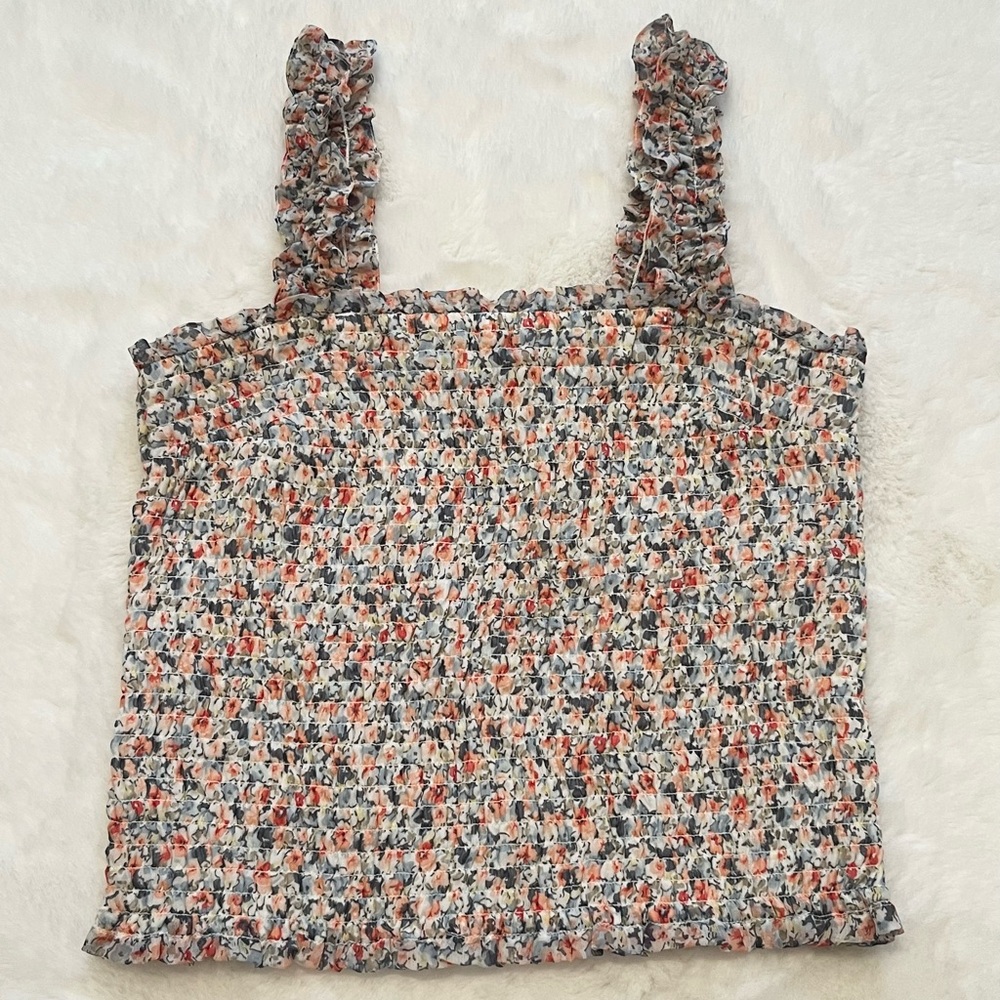 Abercrombie Flowery Tank Size Small